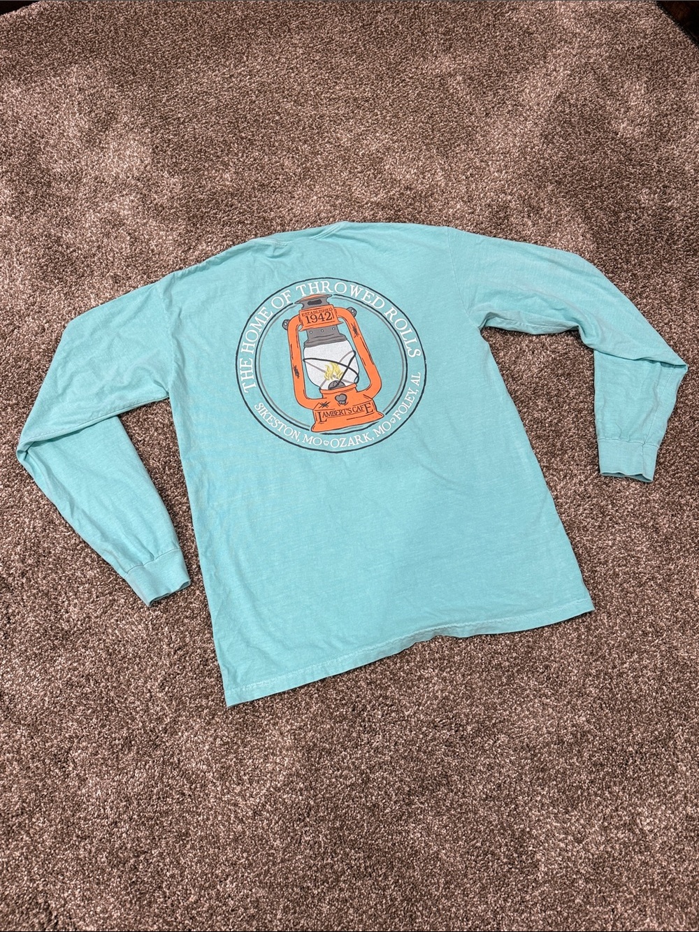 Brand New Comfort Colors Lamberts Cafe Long Sleeve T-Shirt